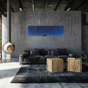 Obraz obracających się gwiazd (170x50 cm)