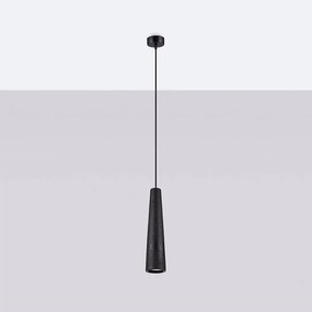 Lampa wisząca ELECTRA czarna betonowa
