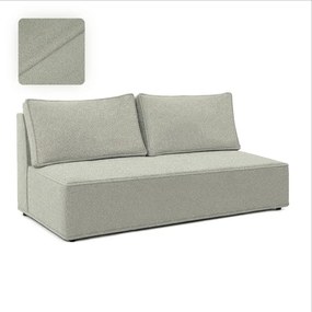 Sofa z Funkcją Spania MAVIA Szara Boucle Nowoczesna