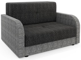 Sofa rozkładana grafit + szary - Oves 4X