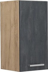 Szafka ścienna czarny beton 30x31x60 r-line