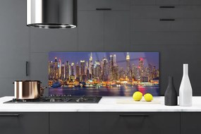 Panel Szklany Światła Wielkiego Miasta