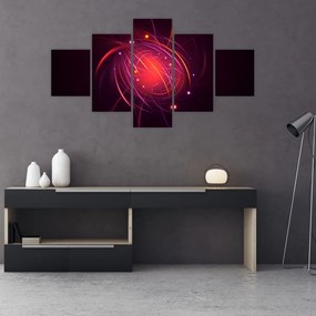Współczesny obraz abstrakcji (125x70 cm)