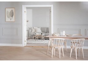 Rozkładany stół z blatem w dekorze dębu 190x90 cm Yumi – Rowico