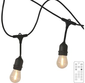 LED solarny łańcuch PARTY 10xE27/3,7V 10 m IP44 + DO