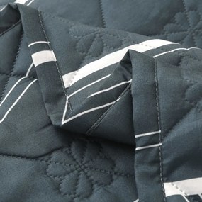 Letnia kołdra GRIDON 140x200 cm, czarna