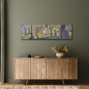 Obraz - Georges Seurat, A Sunday on La Grande Jatte, reprodukcje (170x50 cm)