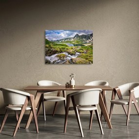 Obraz na szkle - Widok na górę Riła (70x50 cm)