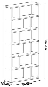 Biblioteczka Forme White