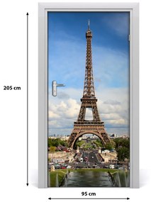 Fototapeta samoprzylepna na drzwi Wieża Eiffla