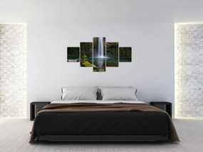 Obraz wodospadów (125x70 cm)