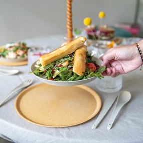 Talerze obiadowe CONNECT, Ø 25 cm, 4 sztuki, KOZIOL