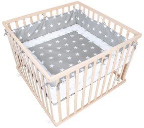 Naturalny kojec dla dzieci 100x100 cm – Roba