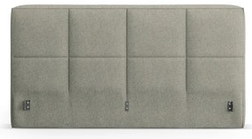 Zielony tapicerowany zagłówek 150,5x100 cm Darren – Micadoni