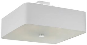 Biały kwadratowy plafon minimalistyczny - EX667-Misty