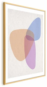 Plakat Część wspólna 29,7x42 cm z ramą złotą z marginesem ARTGEIST B