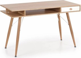 Biurko nowoczesne dąb sonoma H3-M87