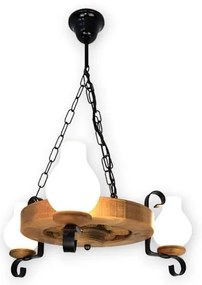 Brilagi - Żyrandol na łańcuchu ROATA 3xE14/40W/230V buk