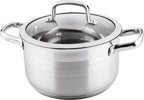 Lamart LTSS2212 garnek ze stali nierdzewnej z pokrywką Prestige, 22 x 12,5 cm, śred. 22 cm