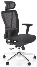 Fotel biurowy VIXEN czarny ergonomiczny  HALMAR