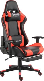 Czerwono-czarny fotel ergonomiczny dla gracza L6-R93