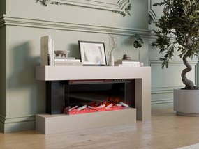 Nowoczesny kominek elektryczny do salonu Joxi