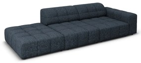 Niebieski szezlong (prawostronny) Chicago – Cosmopolitan Design