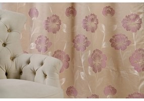 Beżowa zasłona 140x245 cm Izolde – Mendola Fabrics