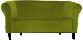 Sofa Milo tkanina Welur : Kolor nogi - Venge, Kolor tkaniny - VELVET - BL75, Typ tkaniny - Velvet, Wysokość nogi - 15 cm