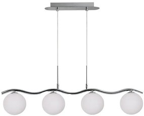 Lampa elegancka z czterema kloszami szkła z matowego B2-T99