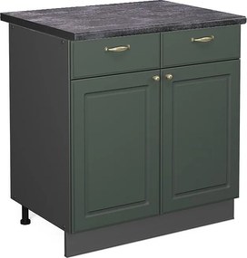 Szafka dolna do kuchni green gold country 80x60x82 fame-line