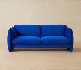 Kremowa sofa z tkaniny szenilowej 204 cm Georgia – Micadoni