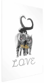 Plakat Fluffy Love 21x30 cm bez ramy z marginesem ARTGEIST B