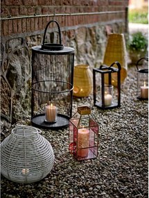 Szklany lampion (wysokość 34 cm) Drew – Bloomingville