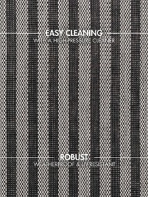 Czarny/kremowy dywan odpowiedni na zewnątrz 120x170 cm Haringey Linley – Ted Baker