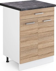 Szafka dolna do kuchni sonoma 60x60x81.6 r-line