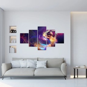 Obraz mistycznej kobiety (125x70 cm)