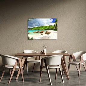 Obraz na szkle - Takamaka, Seszele (70x50 cm)