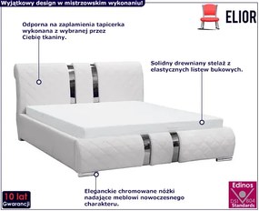 Łóżko tapicerowane Enigma 2X 120x200 - 44 kolory