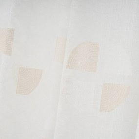 Beżowa zasłona żakardowa 140x260 cm Mid Century – Casa Selección