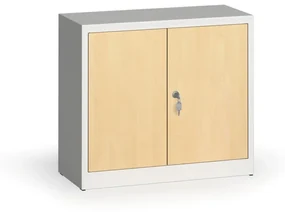 Alfa 3 Szafy spawane z laminowanymi drzwiami, 800 x 920 x 400 mm, RAL 7035/brzoza