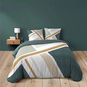 Biała bawełniana pościel dwuosobowa 240x220 cm Zephyr – douceur d'intérieur
