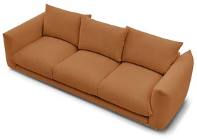 Pomarańczowa sofa 265 cm Ernest – Bobochic Paris