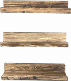 Półka Apol Walnut, 3 szt.