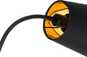 Nowoczesna lampa stojąca czarna 2-światłowa - Carmen