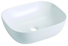 Bathco 4072 - Umywalka nablatowa OLEA 49x40 cm porcelana/biała
