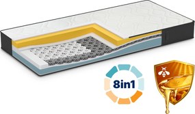 Materac Imemory S+Silver z Propolisem 90x200 cm