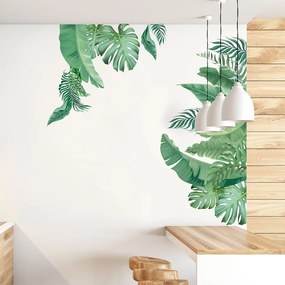 Naklejka na ścianę 60x90 cm Tropical Leaves – Ambiance