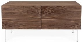 Brązowa komoda w dekorze drewna orzecha Woodman Flop, 65x120 cm
