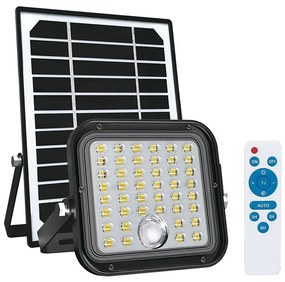 Zewnętrzny reflektor solarny LED 10W 3,7V 4000K IP65 z czujnikiem + DO